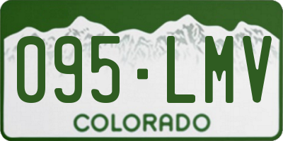 CO license plate 095LMV