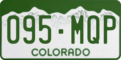 CO license plate 095MQP