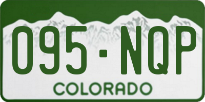 CO license plate 095NQP