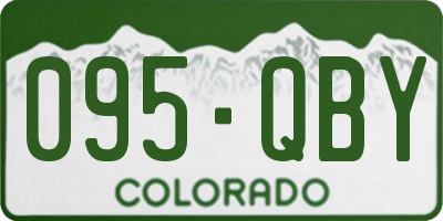 CO license plate 095QBY
