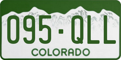CO license plate 095QLL