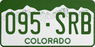 CO license plate 095SRB