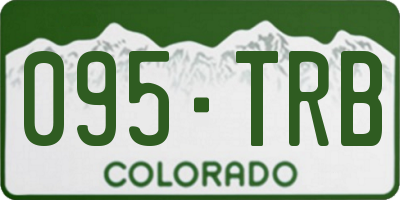 CO license plate 095TRB