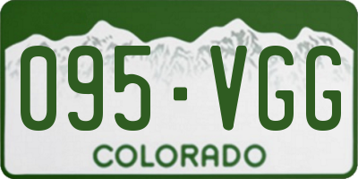 CO license plate 095VGG