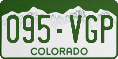 CO license plate 095VGP