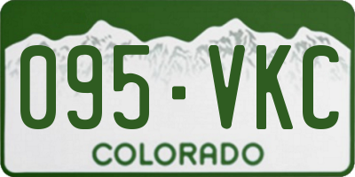 CO license plate 095VKC