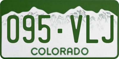 CO license plate 095VLJ
