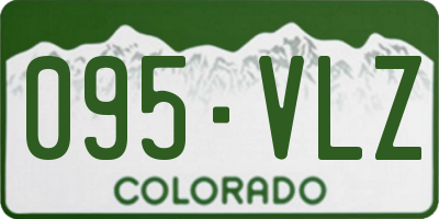 CO license plate 095VLZ