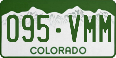 CO license plate 095VMM