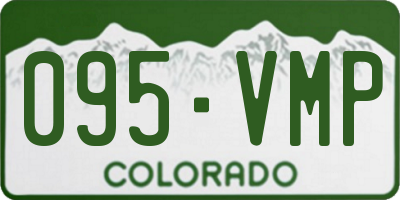 CO license plate 095VMP