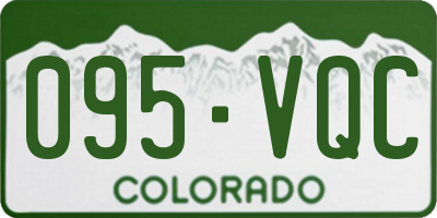CO license plate 095VQC
