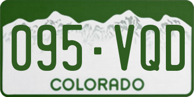 CO license plate 095VQD