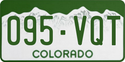 CO license plate 095VQT