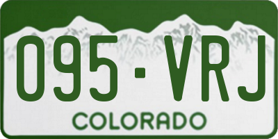 CO license plate 095VRJ