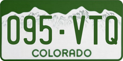 CO license plate 095VTQ