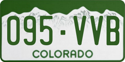CO license plate 095VVB