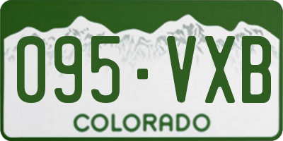 CO license plate 095VXB
