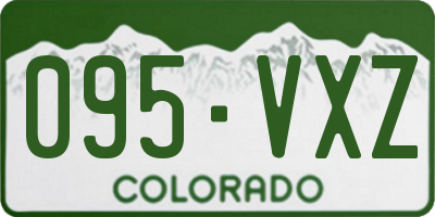CO license plate 095VXZ
