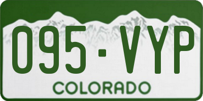 CO license plate 095VYP
