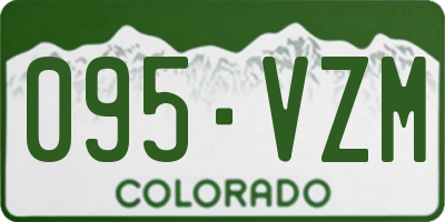 CO license plate 095VZM