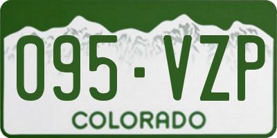 CO license plate 095VZP