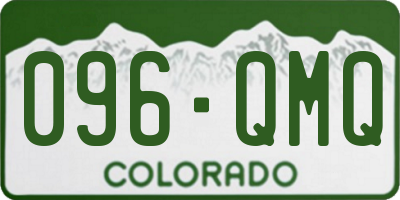 CO license plate 096QMQ
