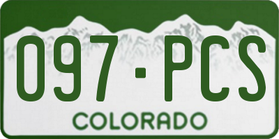 CO license plate 097PCS