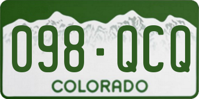 CO license plate 098QCQ