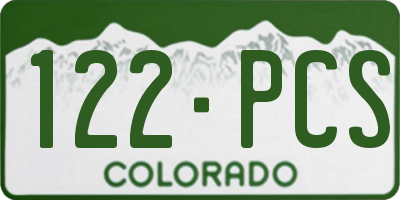 CO license plate 122PCS
