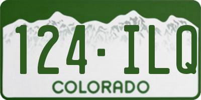 CO license plate 124ILQ