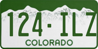 CO license plate 124ILZ