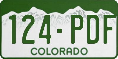 CO license plate 124PDF