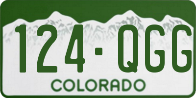 CO license plate 124QGG
