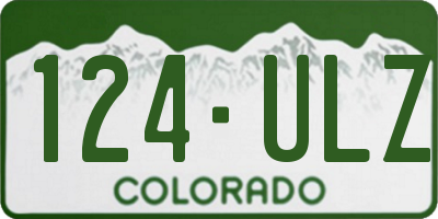 CO license plate 124ULZ
