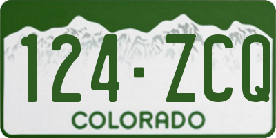 CO license plate 124ZCQ