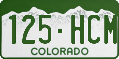 CO license plate 125HCM