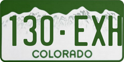 CO license plate 130EXH