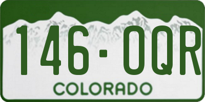CO license plate 146OQR