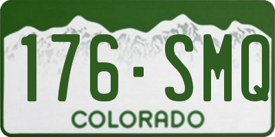 CO license plate 176SMQ