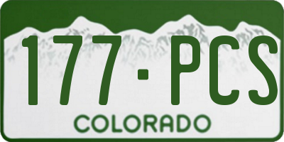 CO license plate 177PCS