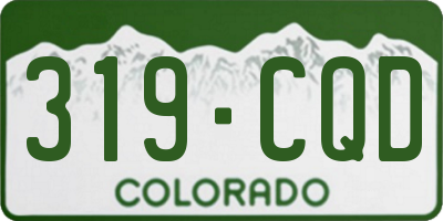 CO license plate 319CQD