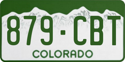 CO license plate 879CBT