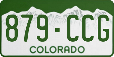 CO license plate 879CCG