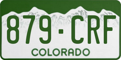 CO license plate 879CRF