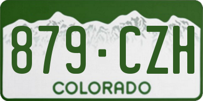 CO license plate 879CZH