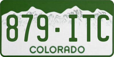 CO license plate 879ITC