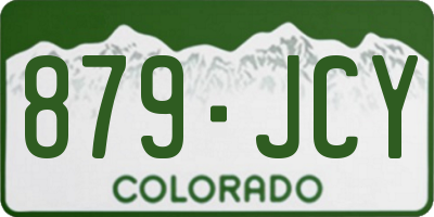 CO license plate 879JCY