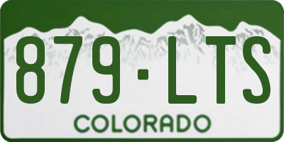 CO license plate 879LTS