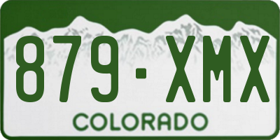 CO license plate 879XMX