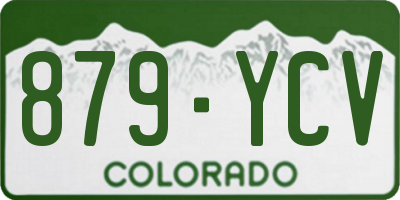 CO license plate 879YCV